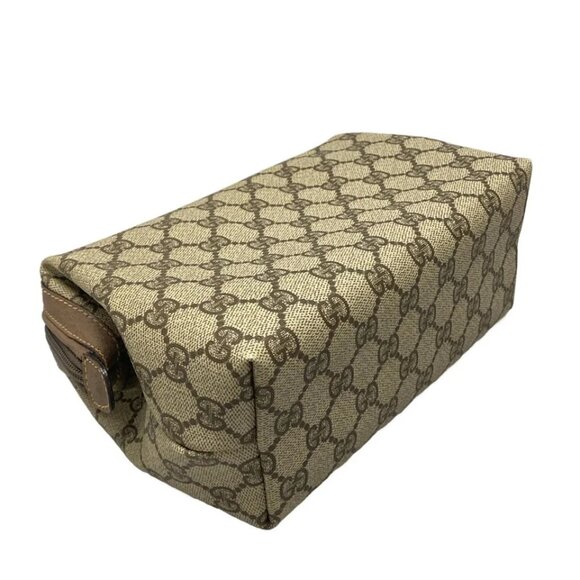 GUCCI GG Beige PVC - Pouch 234-082925 - Picture 3 of 9